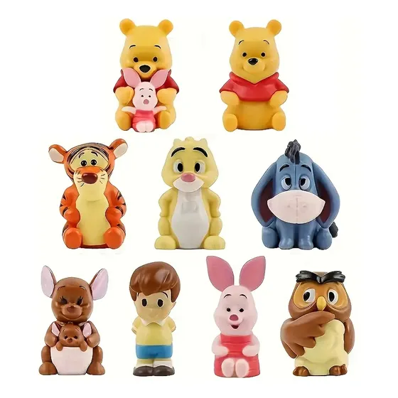 Playset Figuras Muñecos Winnie The Pooh Y Amigos Disney Usa Conejo