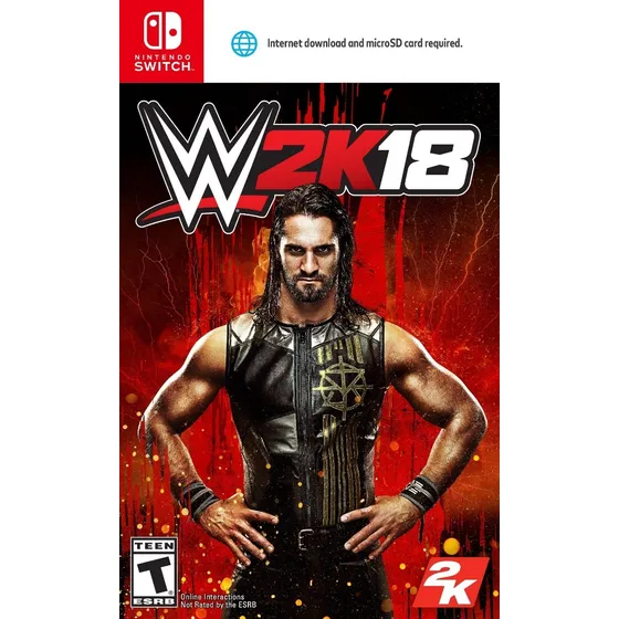 Jogo Wwe 2k18 Nintendo Switch Game Mídia Física