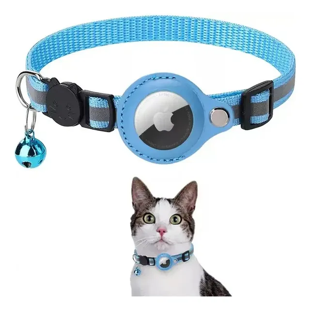 Collar Porta Airtag Para Gatos Con Cascabel Air Tag Case