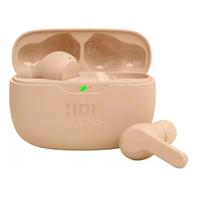 Audífonos Inalámbricos Jbl Vibe Beam Bluetooth Color Beige