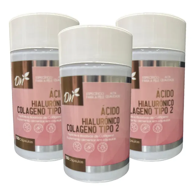 Colageno Tipo 2 + Ácido Hialurónico + Vitamina C - 300 Cap