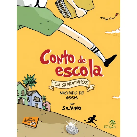 Conto de escola em quadrinhos, de Assis, Machado de. Clássicos em HQ Editorial Editora Peirópolis Ltda, capa mole em português, 2011