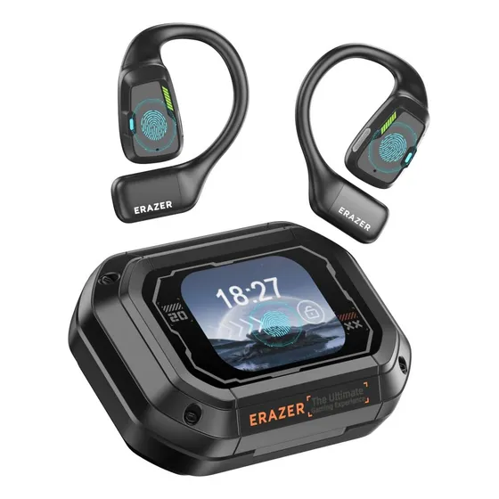 Audífonos Lenovo Erazer Xp6 Ai Ows Bluetooth 5.4 Color Negro Traducción Auriculares Inalámbricos Con Smart Display Compatible Con iPhone Y Android