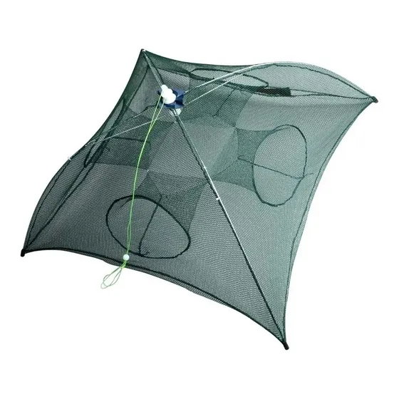 Trampa Para Mojarras Red Peces Plegable 4 Bocas Ideal Pesca