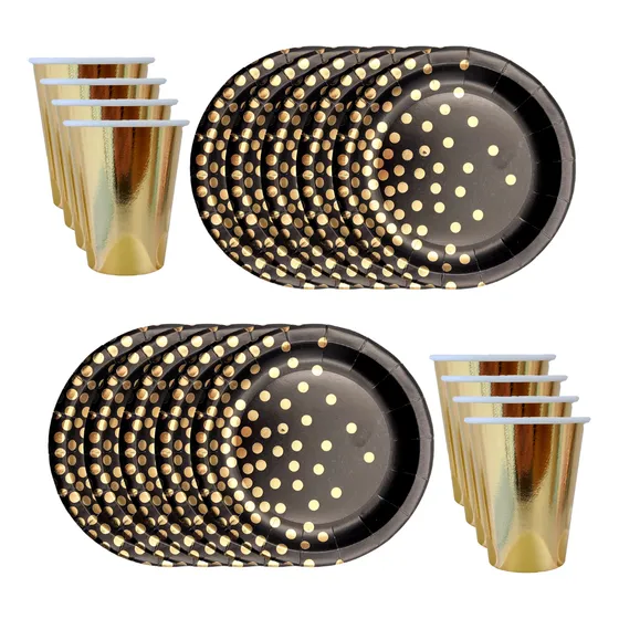 Combo Kit Descartable Eventos Fiestas X20u