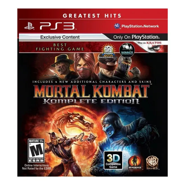 Juego Ps3 Mortal Kombat (komplete Edition)