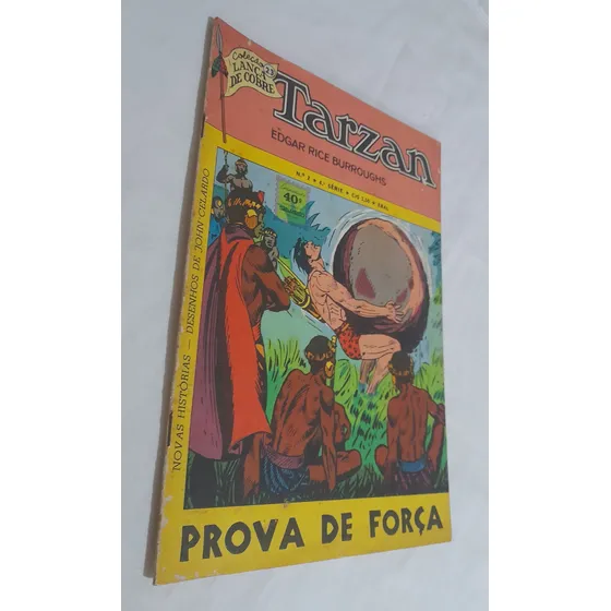 Revista Tarzan N.02 - Lança De Cobre - Ebal 4a Série / 1974