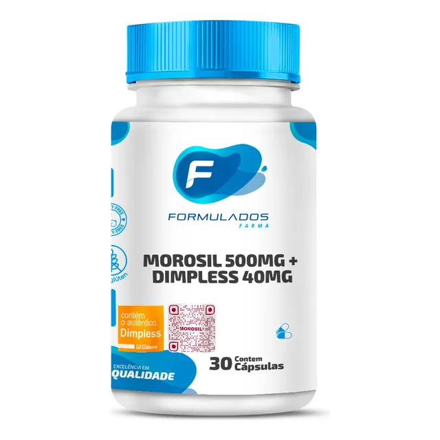 Kit 2 Suplementos Dimples® + Morosil® Com Selo Autenticidade