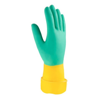 Guante Nitrilo Antibacterial Verde Triple Prot Talla 8 12pzs Guante Nitrilo Antibacterial Verde Triple Prot Talla 8 12pzs