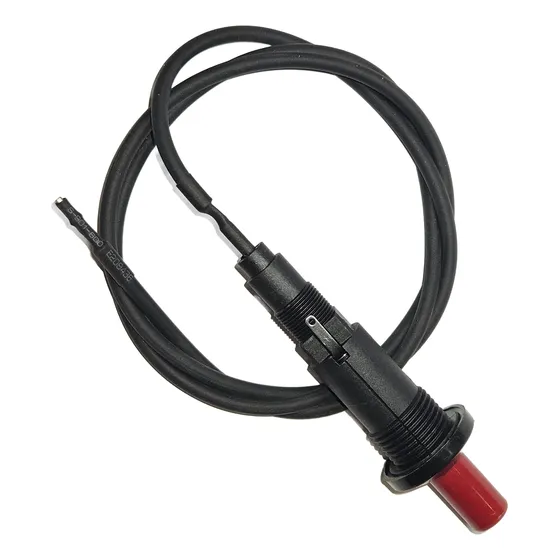 Boton De Encendido + Cable Especial Para Estufas A Super Gas Negro