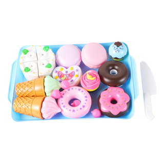 Juego De 17 Piezas De Juguetes De Simulación Para Tartas, Ro Juego De 17 Piezas De Juguetes De Simulación Para Tartas, Ro