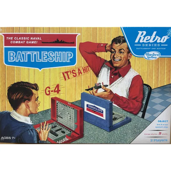 Juego De Mesa Battleship Retro Series Hasbro Batalla Naval