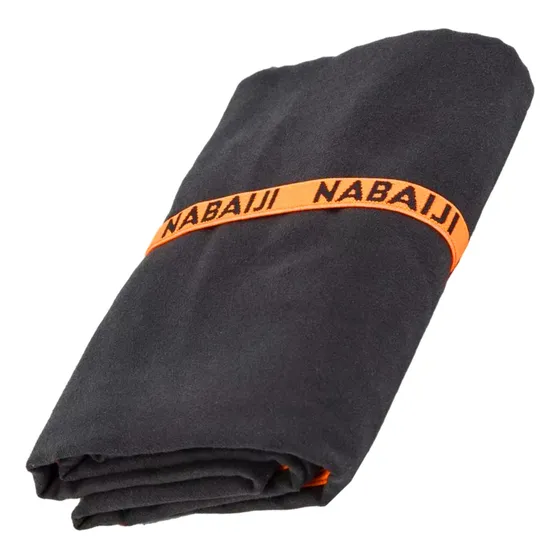 Toalha Em Microfibra Nabaiji King 80 X 130 Cm G Cor Preto