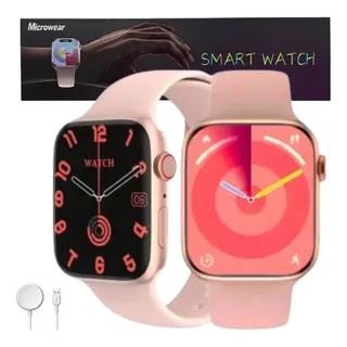 RelĂłgio Smartwatch W29s Series 9 Chat Gpt Gps Nfc Unisex Top Caixa Rose Gold Pulseira Rose Gold Bisel Rose Gold Desenho Da Pulseira Silicone RelĂłgio Smartwatch W29s Series 9 Chat Gpt Gps Nfc Unisex Top Caixa Rose Gold Pulseira Rose Gold Bisel Rose Gold Desenho Da Pulseira Silicone
