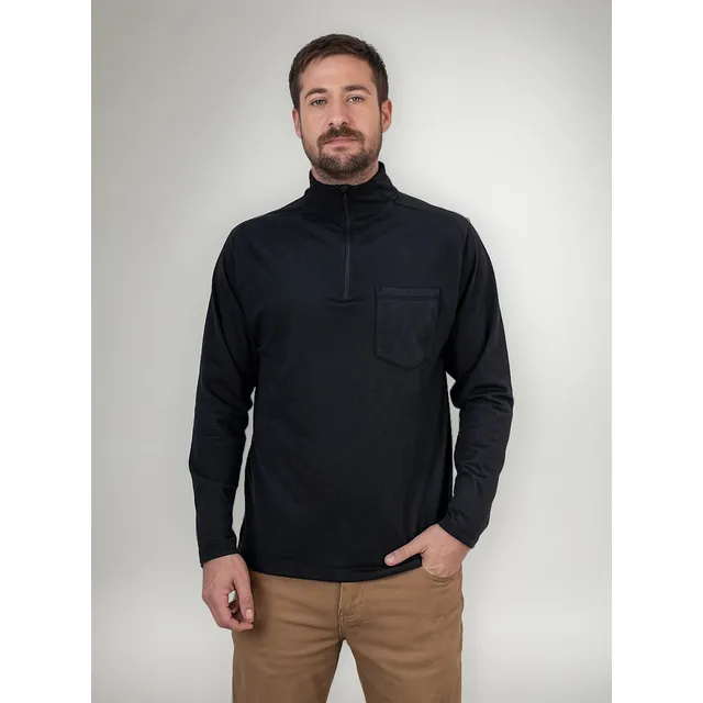 Polera Hombre Manga Larga Arrayán Lenga® Uv+pro Cierre Sbs®