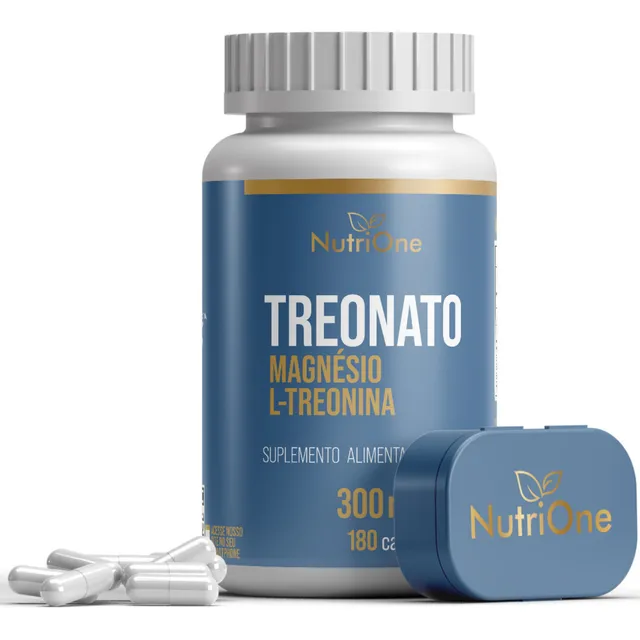 Magnésio L-treonato Quelato 180 Cápsulas - Nutrione