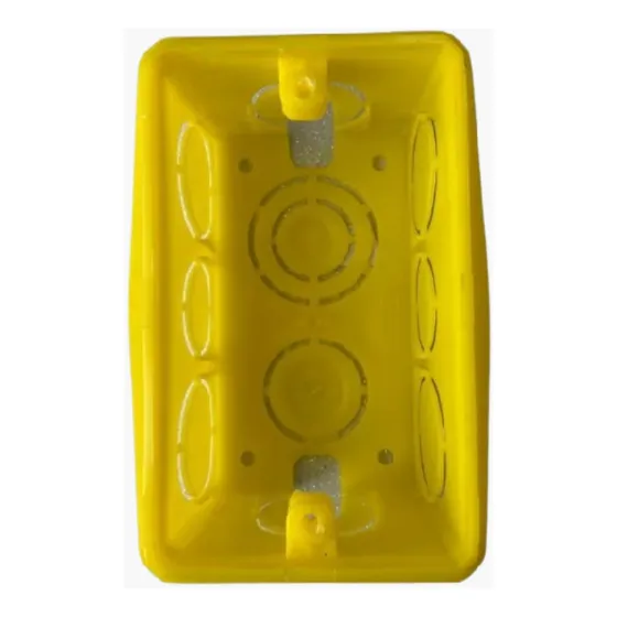 Caixinha Luz 4x2 Amarela Tramontina Cx/50
