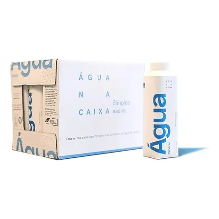 Água Na Caixa 500ml - Pack Com 12 Unidades