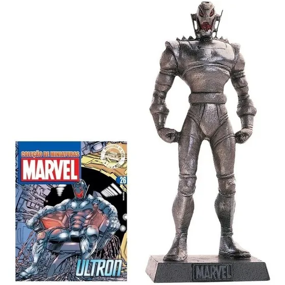 Miniatura Figura Ultron Ed. 26 - Coleção Marvel Eaglemoss
