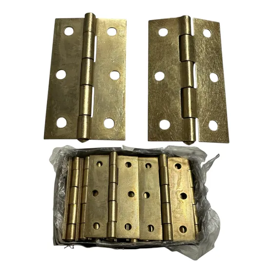 Bisagra Dorada 3.5 Pulgadas Caja 24 Unidades