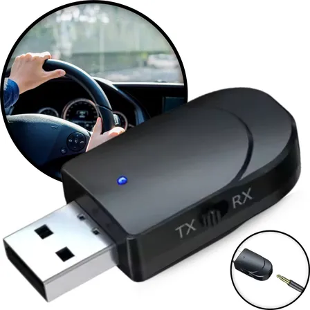 Transmissor Receptor Bluetooth 5.0 Usb De Audio Smart Tv Som