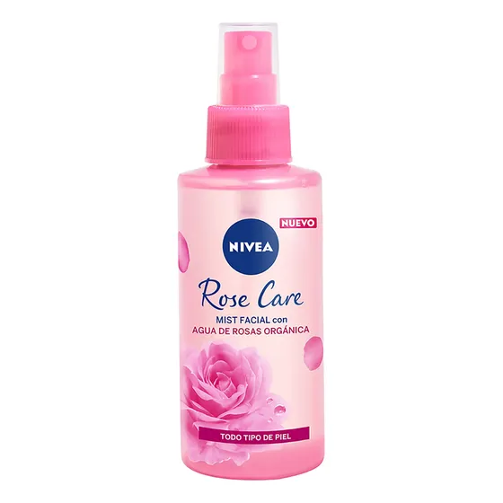 Mist Facial Refrescante En Spray Nivea Rose Care X 150 Ml