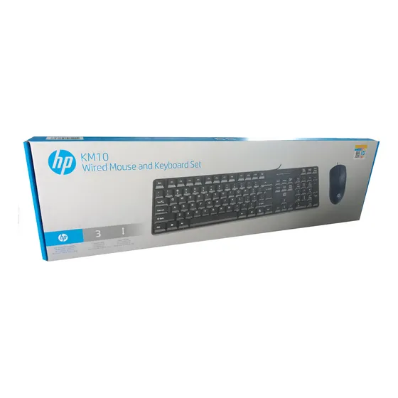 Combo Kit Teclado Y Mouse Hp Computadora Laptop Dvr Usb