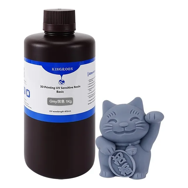 Kingroon Uv Resina Para Impresora3d 1kg 405nm Curado Rápido
