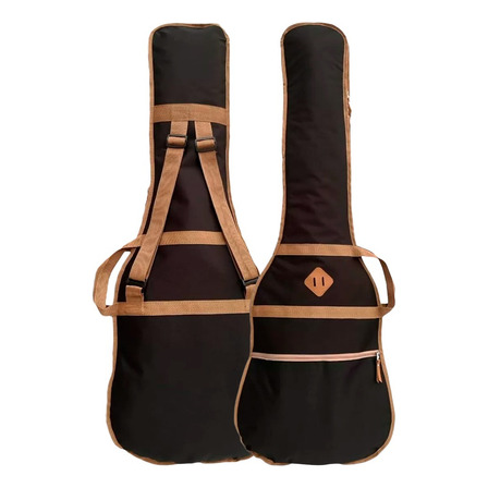 Funda Acolchada Para Guitarra Electrica Reforzada Mochila Sunset Color Negro Funda Acolchada Para Guitarra Electrica Reforzada Mochila Sunset Color Negro
