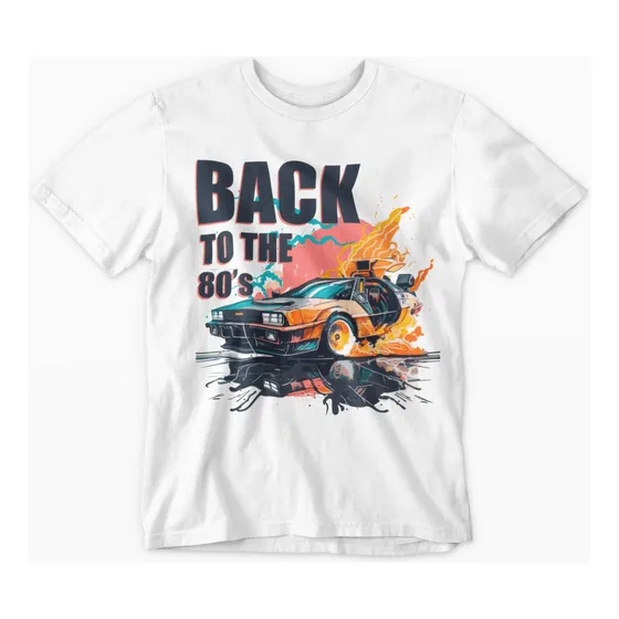 Camiseta Retro Back To The 80s