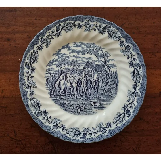 Juego De Platos De Porcelana Inglesa