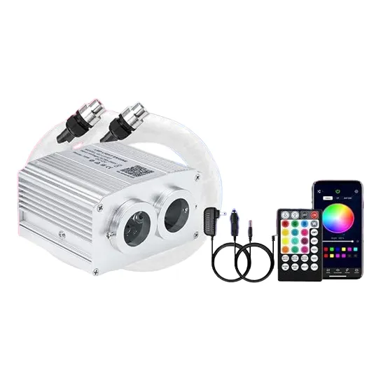 Kit Luces De Fibra Óptica 16w,230x226cm, 600pzs, Multicolor
