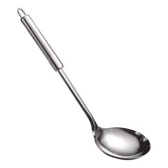 Cuchara Sopera De Acero Inoxidable, Elegante, Esencial Para 