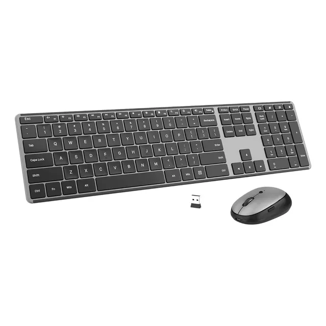 Kits Teclado Y Mouse Inalámbrico Ausdom Kam200 Qwerty