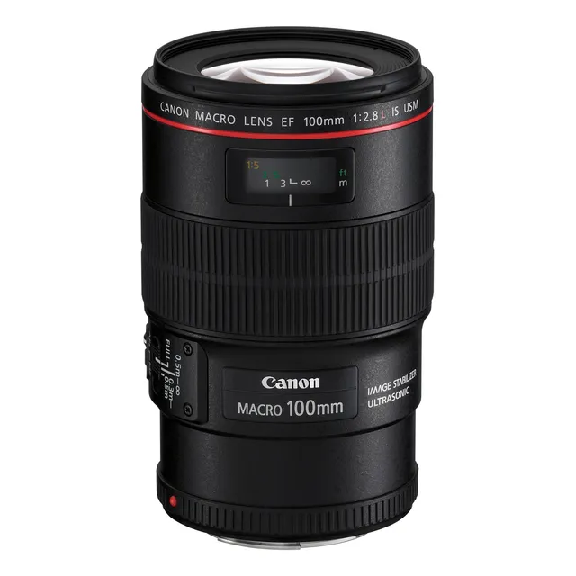 Lente Canon Ef 100 Mm F/2.8l Is Usm Macro Para Canon Slr