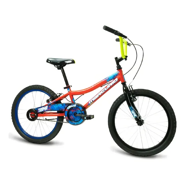 Bicicleta Mercurio Troya Rodada 20 Cubrecadena 2023 Color Rojo