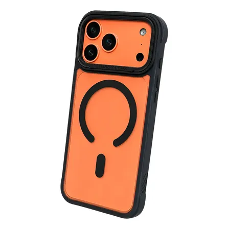 Carcasa Transparente Reforzada Crystal Magshield Para iPhone Negro iPhone 18 Pro Max / 17 Pro Max