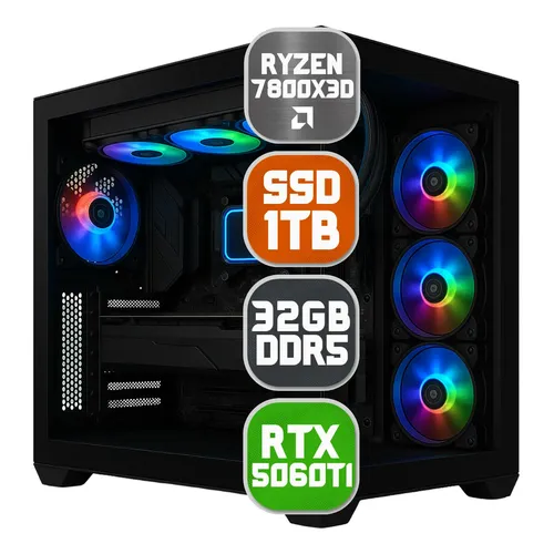 PC Gamer Ryzen 7 5700X 32GB RAM 1TB SSD RTX 3060 Gainward 12GB