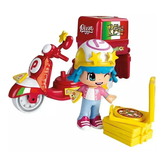 Pinypon Delivery Moto Pizzería Con Accesorios Súper Oferta