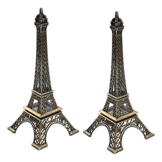 2 Peças De 250 Mm De Ferro, Modelo De Torre Eiffel, Artesana 2 Peças De 250 Mm De Ferro, Modelo De Torre Eiffel, Artesana