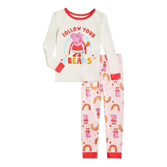 Pijama De Peppa Pig Talla 2 Importado