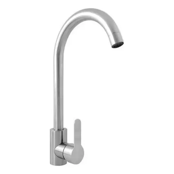Grifería De Lujo Agua Fría Cuello Cisne Fregadero