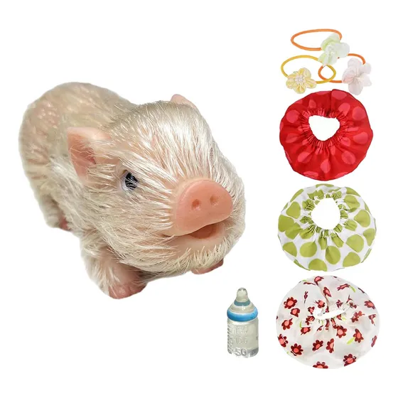 Novo Boneca Reborn Piggy Mini Leitão De Silicone Estilo A