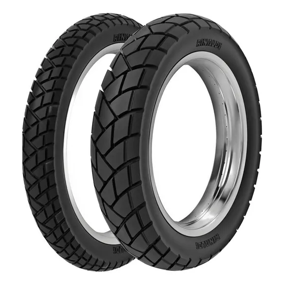 Par Pneu Tornado Xre300 130/80-18 + 90/90-21 R34 Rinaldi