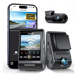 Dash Cam Viofo A229 Plus Dual Starvis Con 2 Sensores 1440p+1 Dash Cam Viofo A229 Plus Dual Starvis Con 2 Sensores 1440p+1