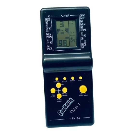 2 Mini Game Retro Com 132 Monta Monta Tetris Alta Qualidade