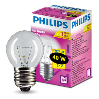 Foco Philips Refrigerador/horno 5 Piezas P45 40 W / 127 W Foco Philips Refrigerador/horno 5 Piezas P45 40 W / 127 W
