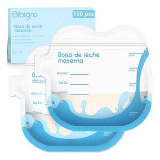 Sacos De Almacenamiento De Leche 150 Pcs 191g Fácil Uso Sacos De Almacenamiento De Leche 150 Pcs 191g Fácil Uso
