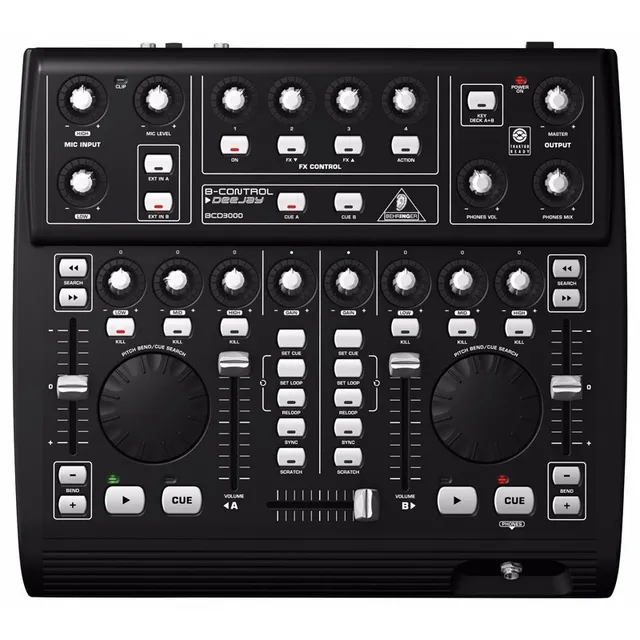 Controlador Dj Bcd3000 Behringer Mixer Mac Usb
