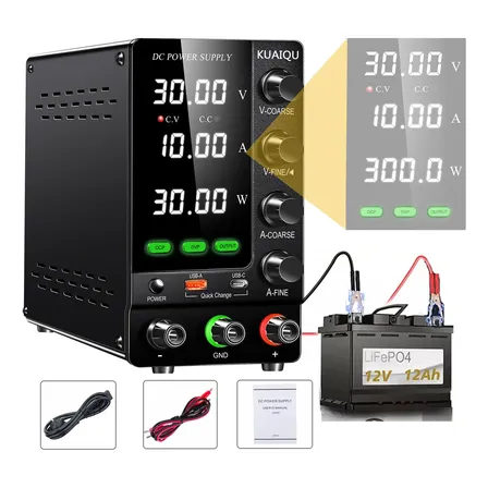 Fuente De Alimentación Regulable Laboratorio Ocp Ovp 30v 10a